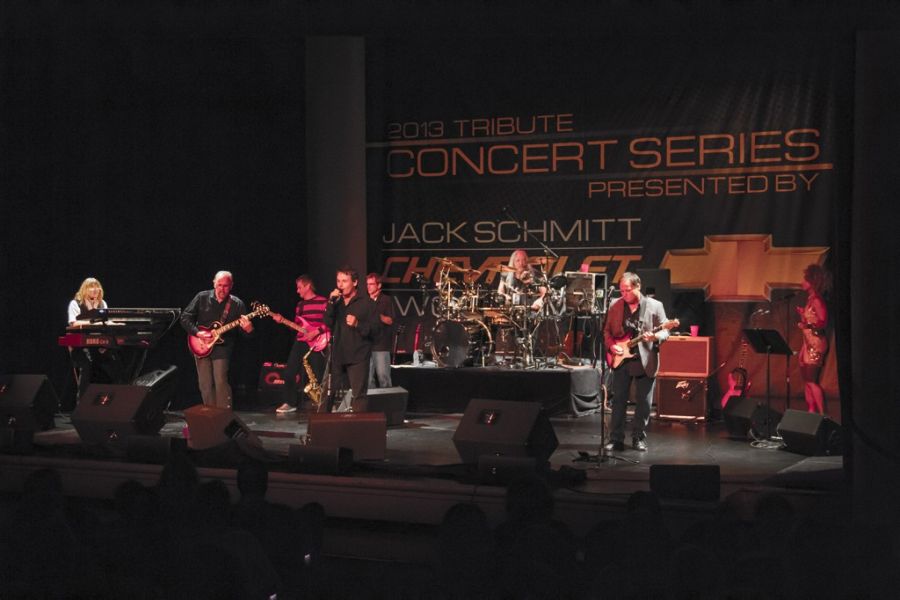 Silver Bullet Band onstage at the Wildey Theatre